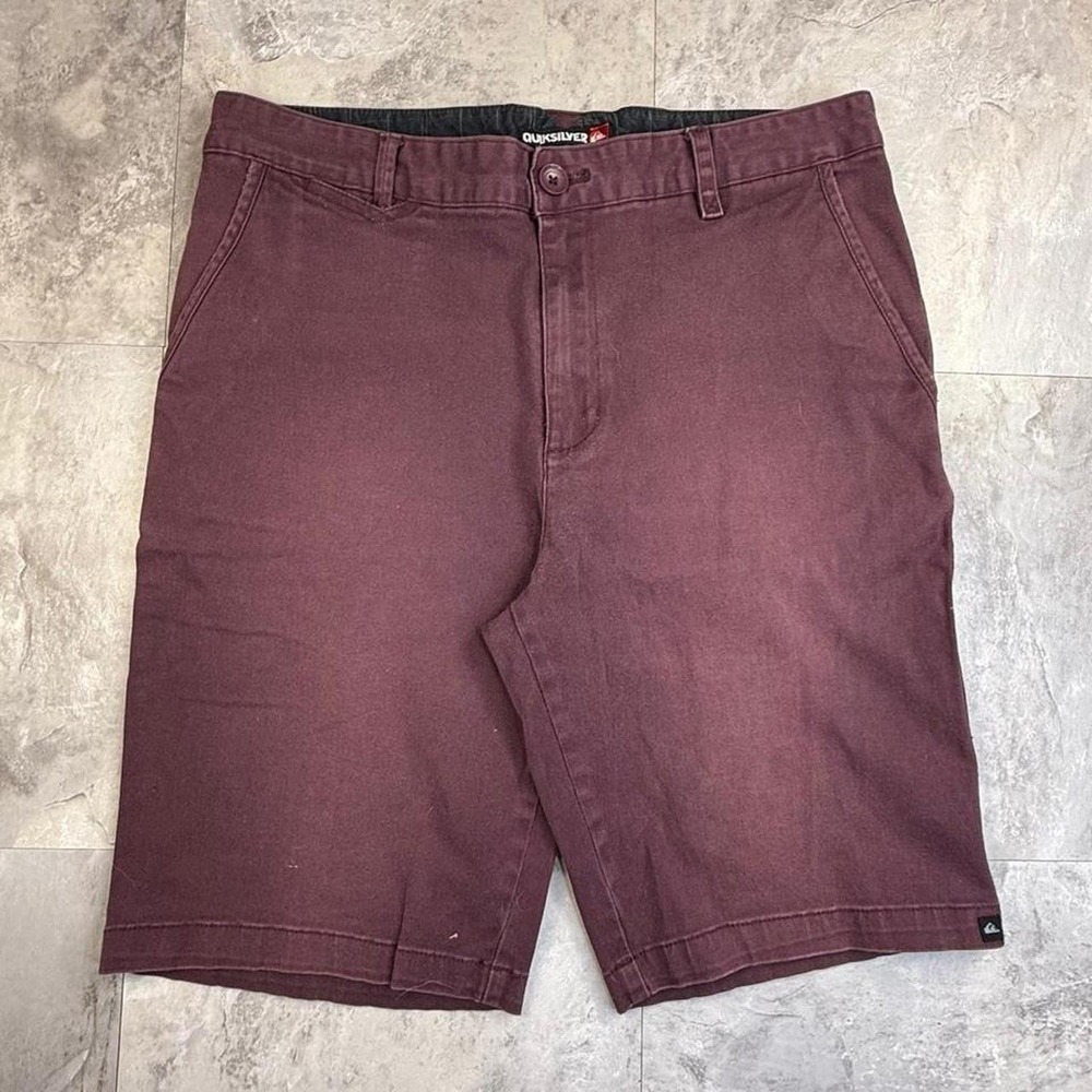 Faded purple burgundy quiksilver shorts size 32